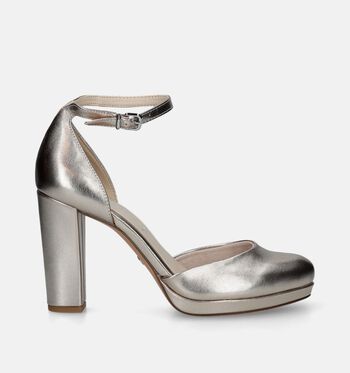 Pumps met bandje goud