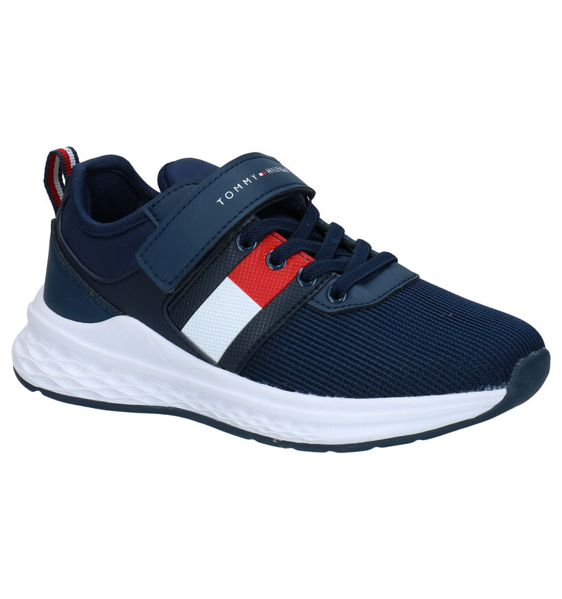 Tommy Hilfiger Baskets basses en Bleu foncé en simili cuir (285675)