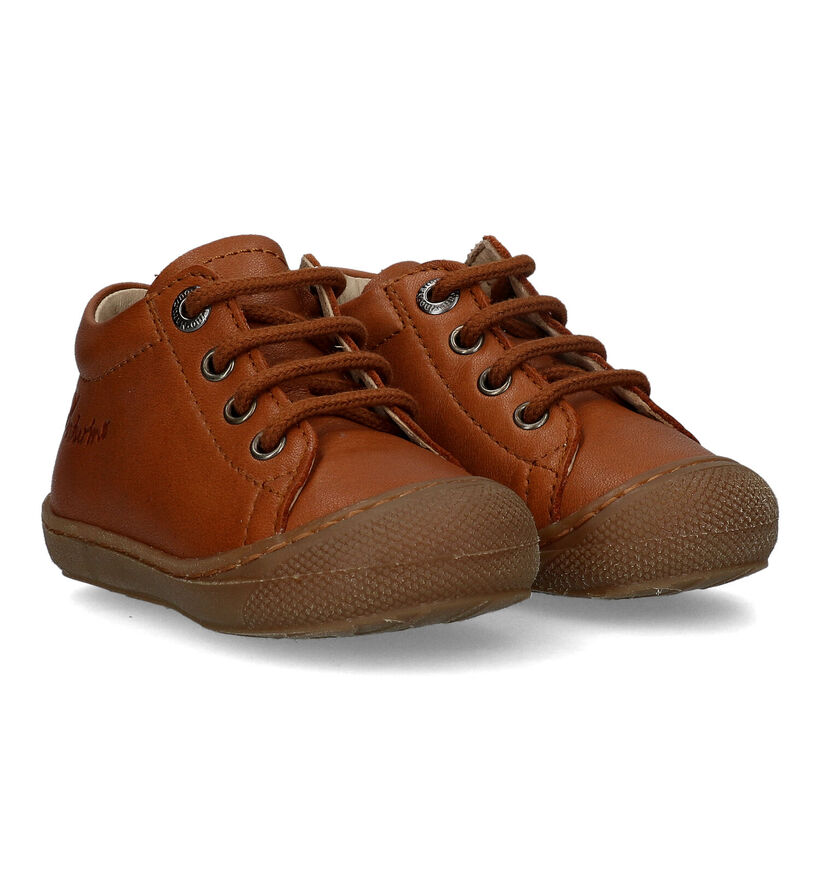 Naturino Cocoon Cognac Babyschoenen voor jongens, meisjes (331496) - geschikt voor steunzolen