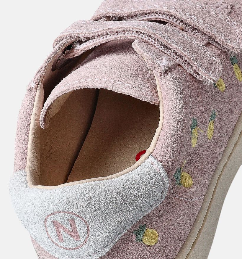 Naturino Eindhoven Chaussures à scratch en Mauve pour filles (355338) - pour semelles orthopédiques