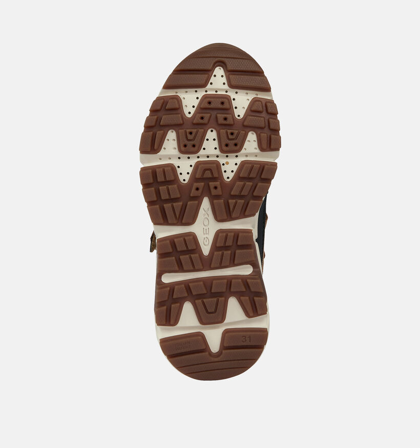 Geox Flexyper Plus Chaussures hautes en Marron pour filles, garçons (361813) - pour semelles orthopédiques