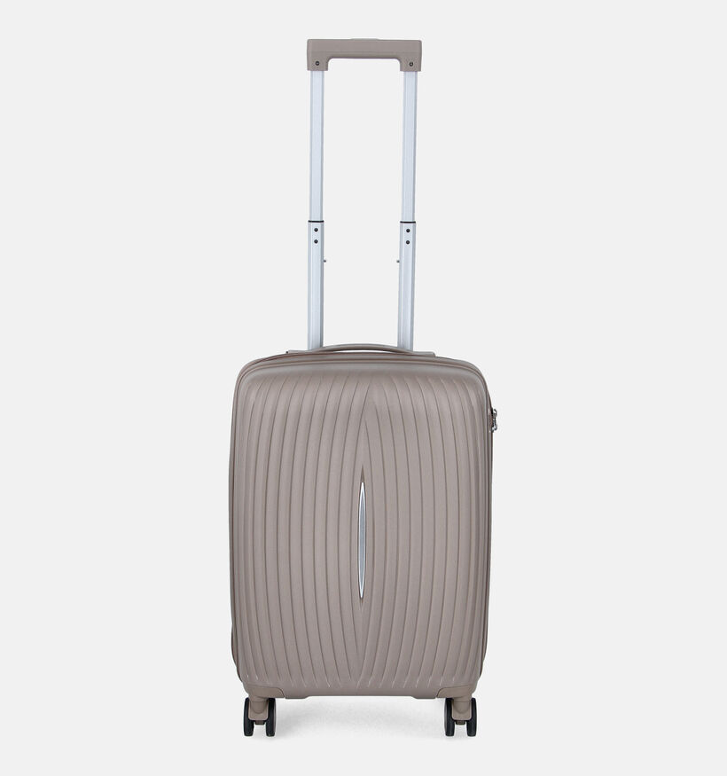 Love To Travel Taupe Reiskoffer Handbagage voor dames, heren (365824)