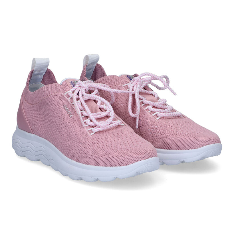 Geox Spherica Baskets en Rose pour femmes (304620)