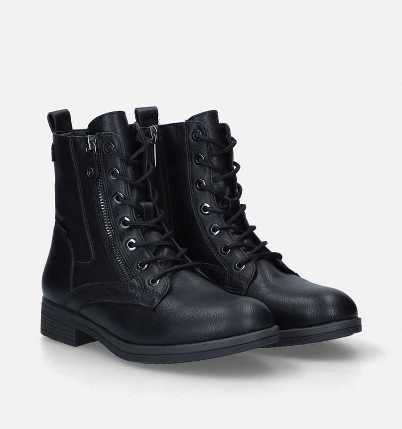 Tamaris Zwarte Veterboots voor dames (342214)