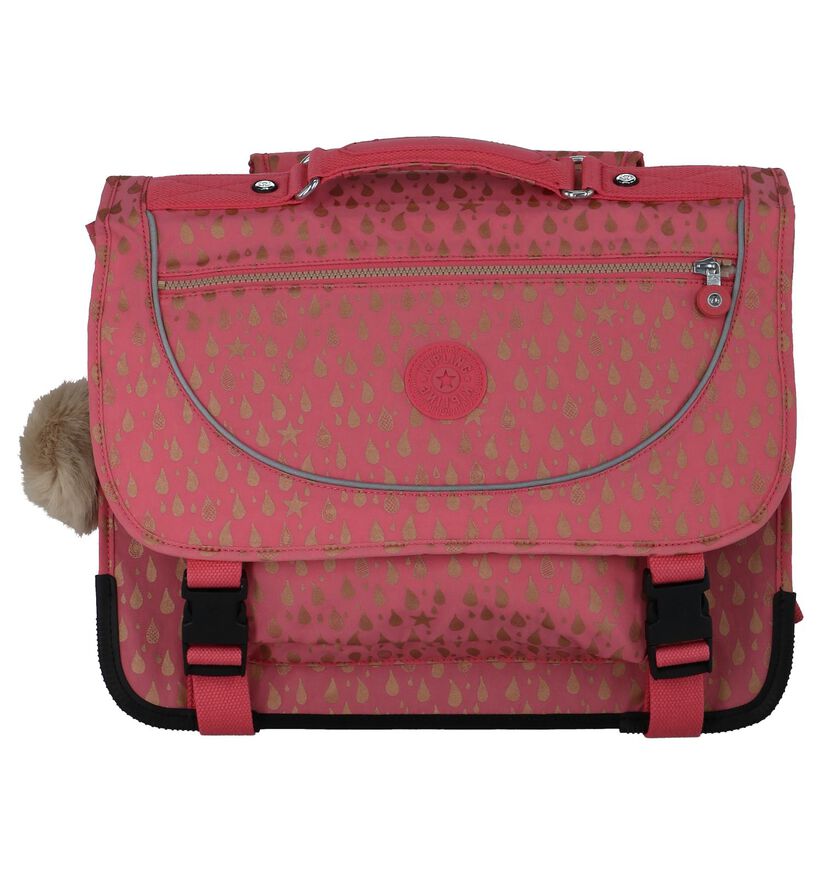 Lichtroze Boekentas Kipling Preppy in stof (225552)