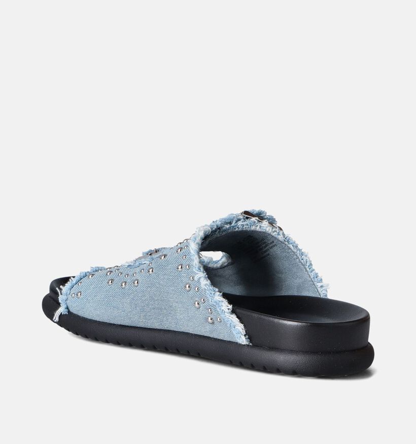 Tamaris Blauwe Platte slippers voor dames (356928)