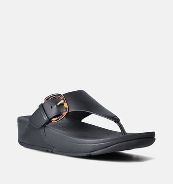 FitFlop Lulu Slippers Zwart