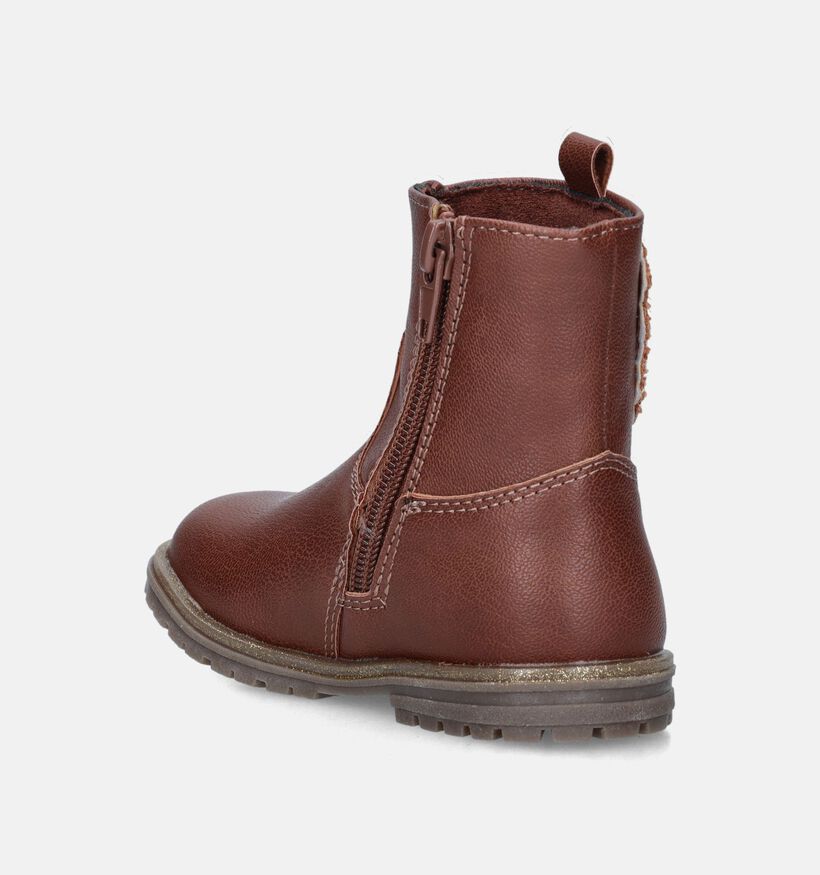 Milo & Mila Cognac Laarzen voor meisjes (346910)