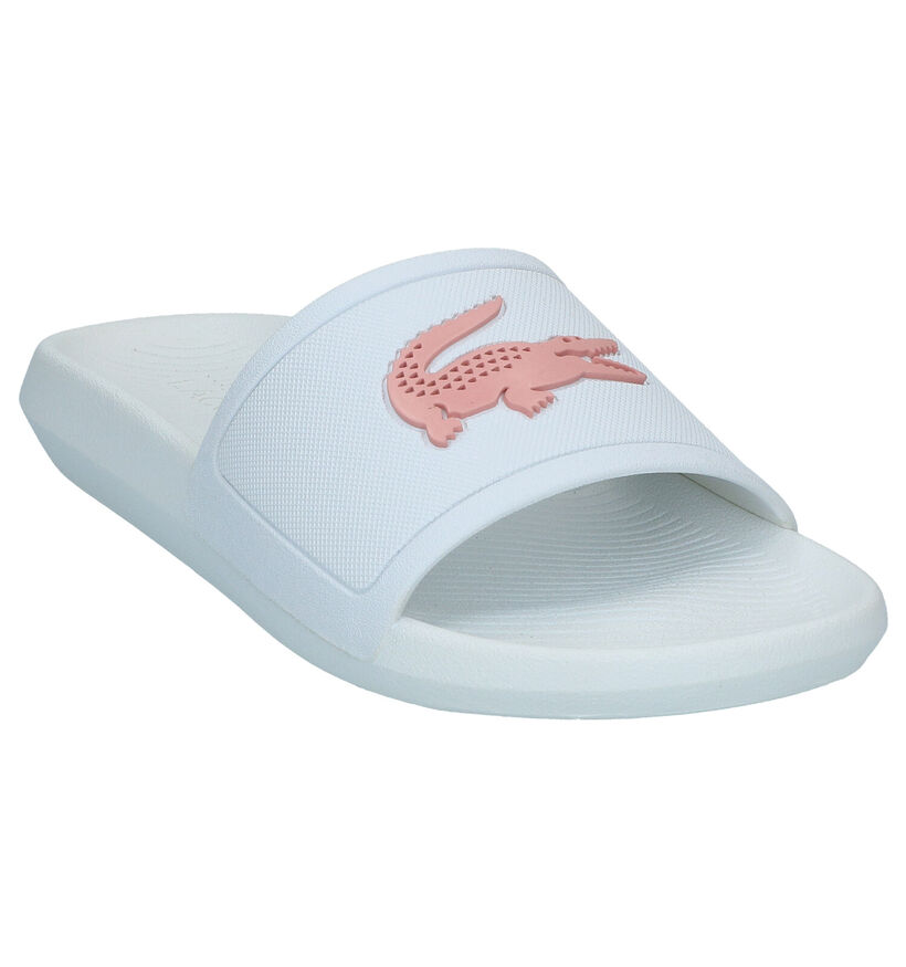 Lacoste Croco Slide Zwarte Slippers in kunststof (286771)