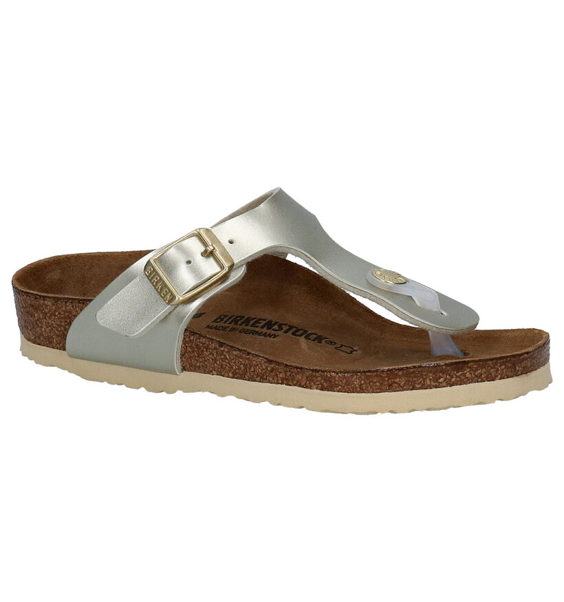 Birkenstock Gizeh Witte Slippers voor meisjes (352248)