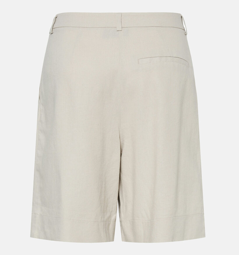 Pieces Tiki Bermuda en Beige pour femmes (357390)