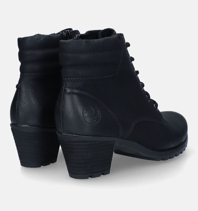 Rieker Bottines avec lacets en Noir pour femmes (328460)