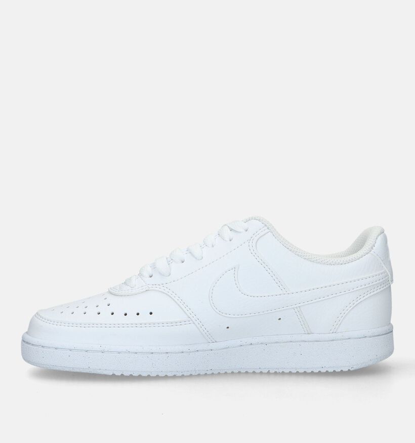 Nike Court Vision Low Next Nature Baskets en Blanc pour femmes (332405)