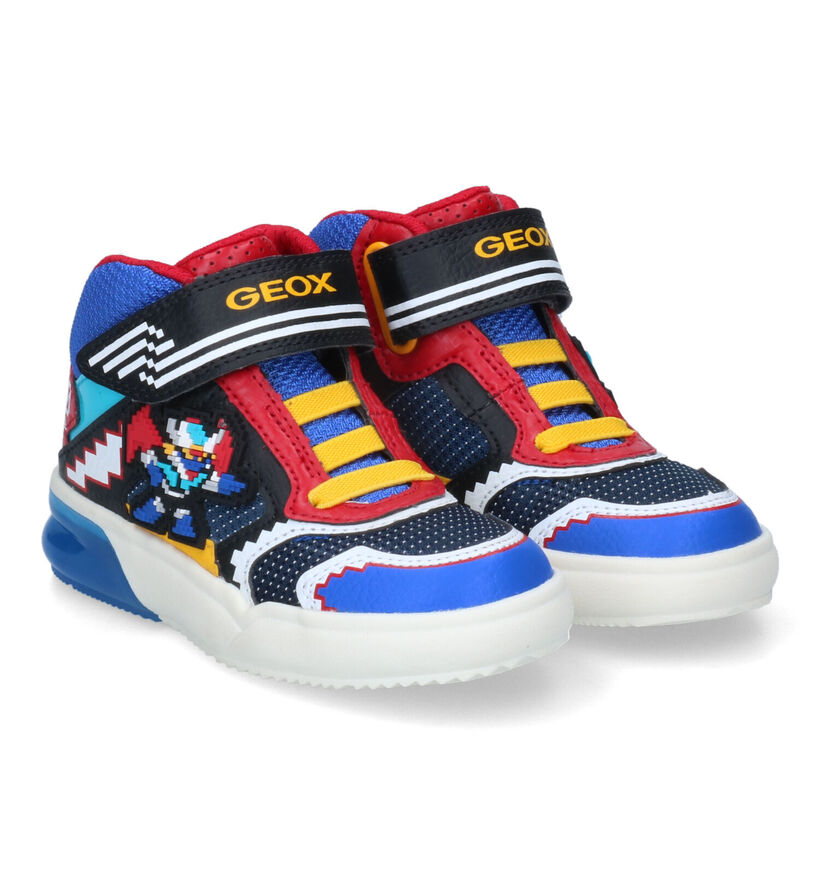Geox Grayjay Baskets en Rouge en synthétique (312562)