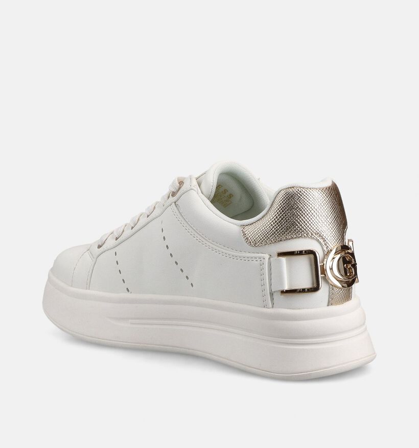 Guess Wesli Baskets en Blanc pour femmes (366549) - pour semelles orthop&eacute;diques