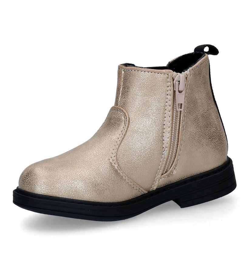 Milo & Mila Bottines Chelsea en Or pour filles (297193)