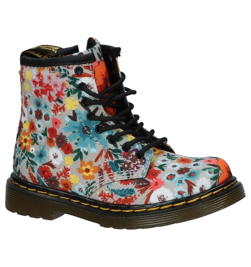 Multicolor Boots met Bloemenprint Dr. Martens Wanderflower, , pdp