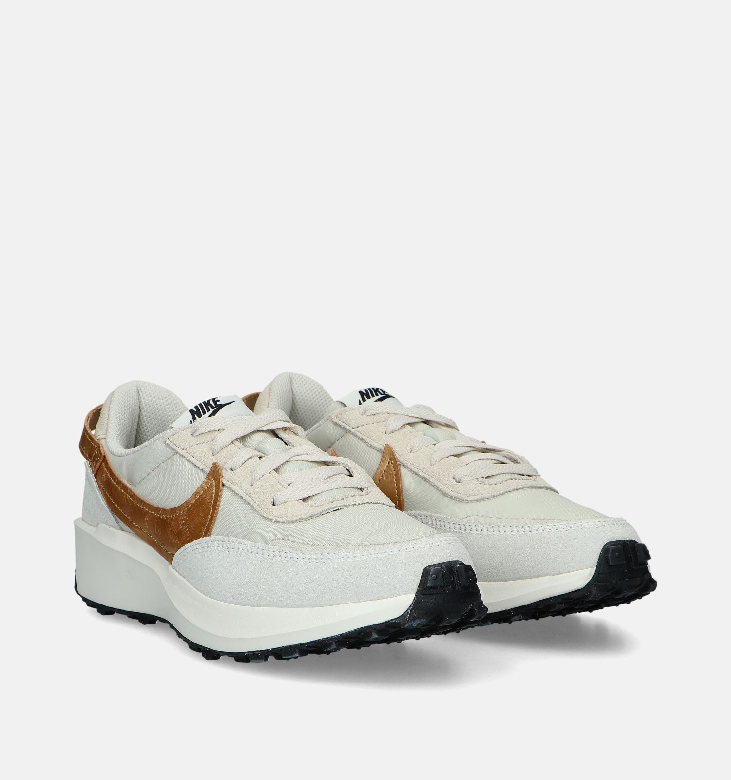 Beige sneakers dames nike best sale