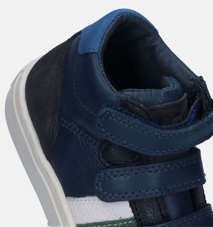 Little David Liam Chaussures à velcro en Bleu pour garçons (348128) - pour semelles orthopédiques