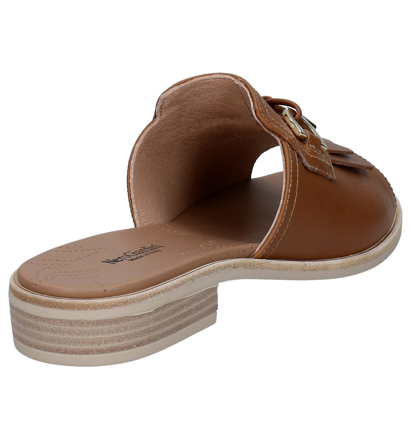 NeroGiardini Nu-pieds plates en Cognac pour femmes (290223)