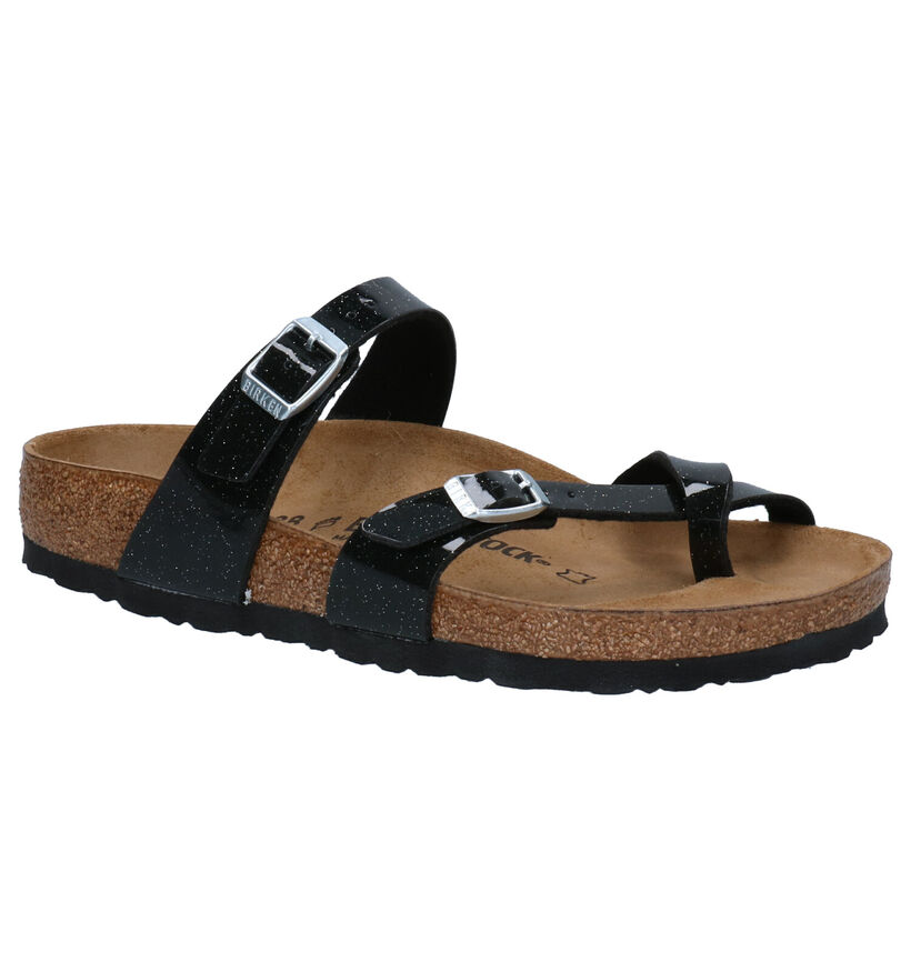 Birkenstock Mayari Zwarte Teenslippers voor dames (338056)