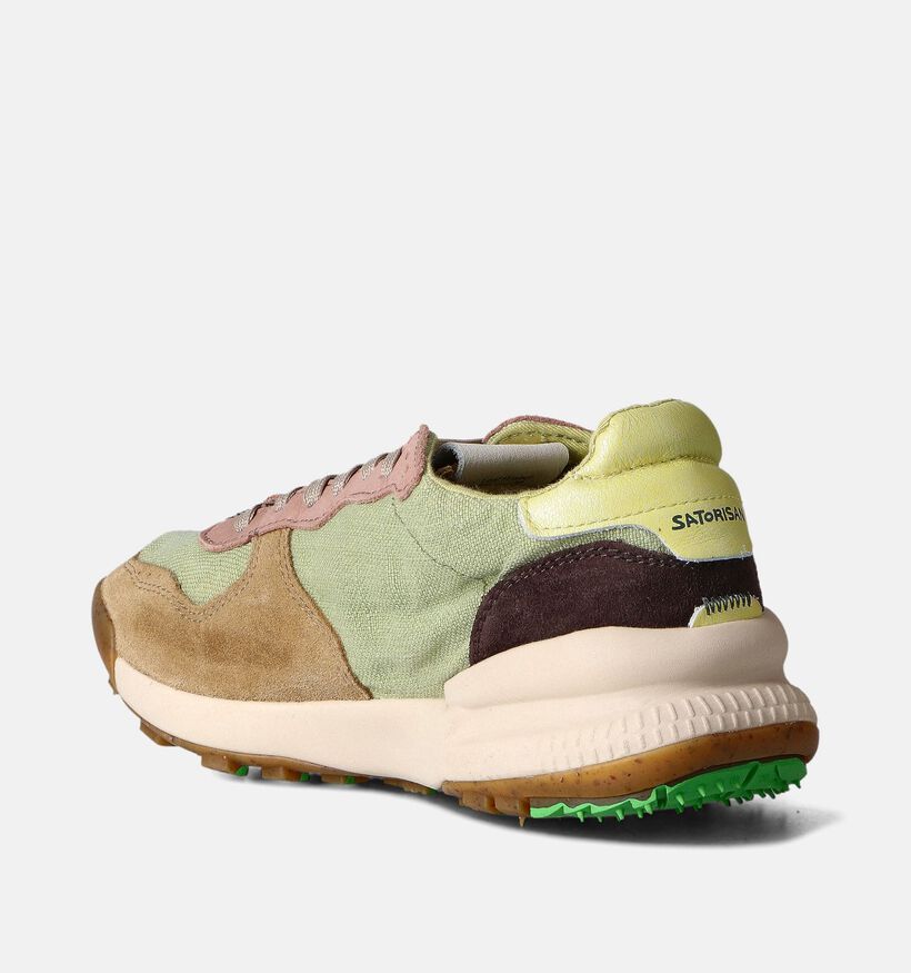 Satorisan Baskets casual en Vert pour femmes (356722) - pour semelles orthopédiques