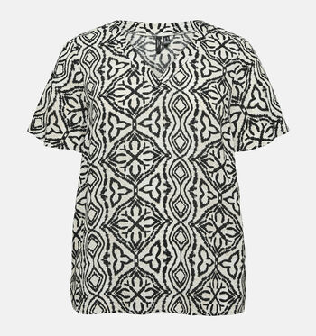 Vero Moda Curve T-shirts Zwart