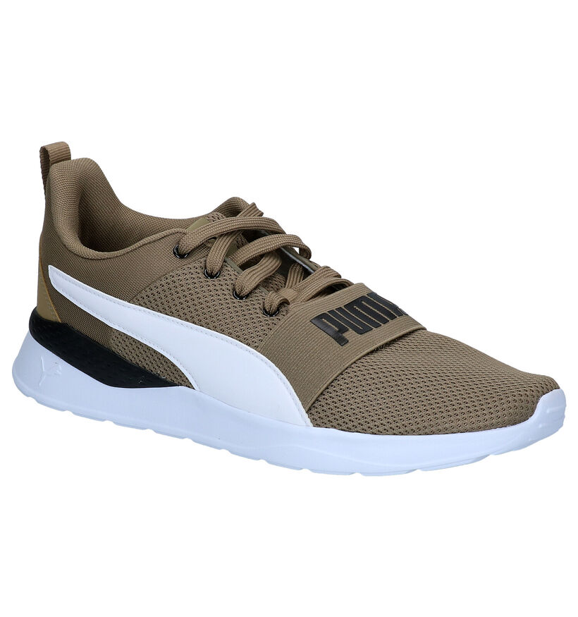 Puma Anzarun en Vert Kaki en textile (293496)