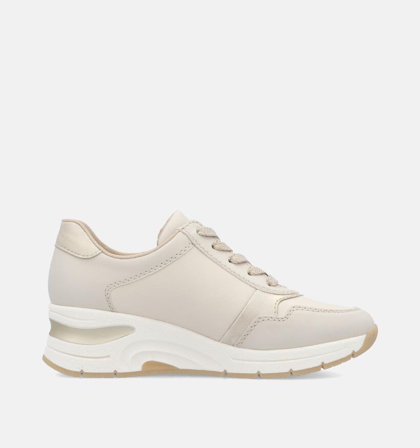 Rieker Gouden Sneakers voor dames (351236) - geschikt voor steunzolen
