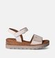 Gabor Ecru Sandalen met sleehak voor dames (352033)