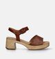 Gabor Cognac Sandalen Met Blokhak voor dames (339388)