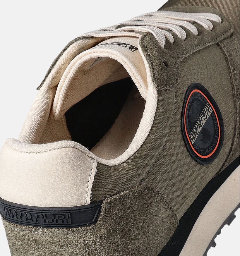 Napapijri Nova Chaussures à lacets en Vert kaki pour hommes (354040) - pour semelles orthopédiques
