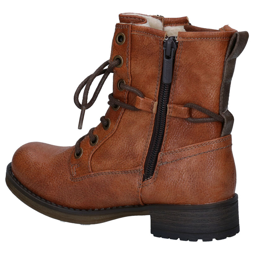 Mustang Cognac Boots voor meisjes (313981)