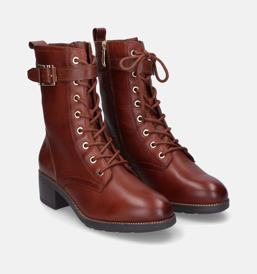 Tamaris Boots à lacets en Cognac pour femmes (315425)