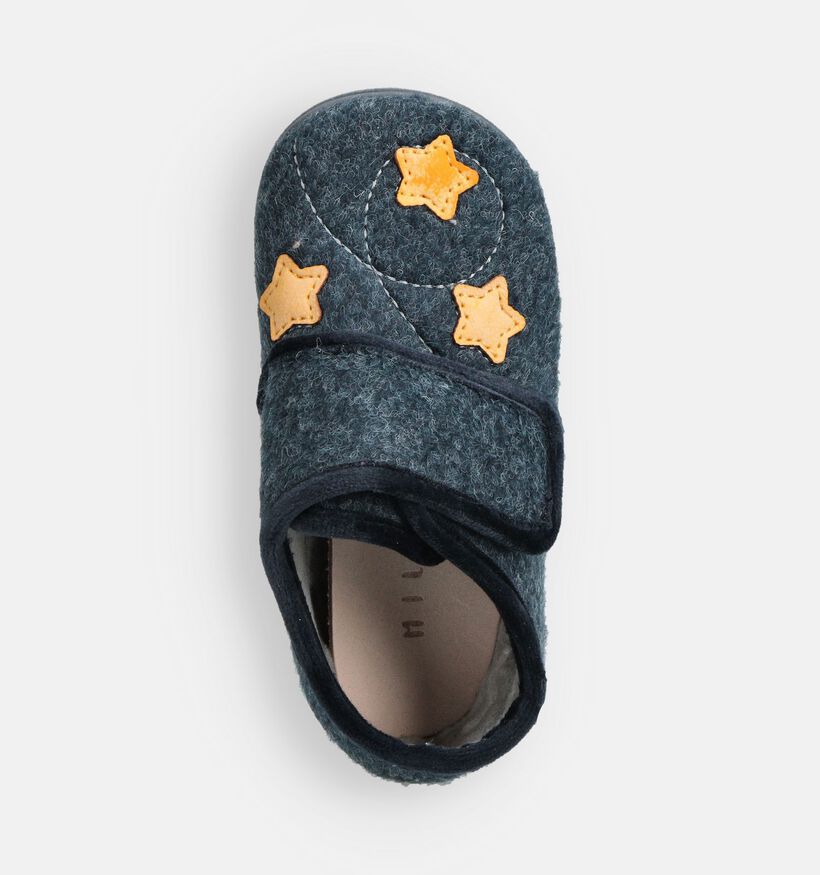 Milo & Mila Stars Blauwe Pantoffels voor jongens, meisjes (364946) - geschikt voor steunzolen