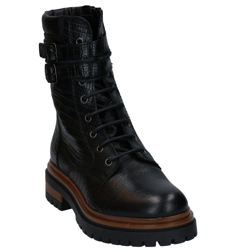 Sweet Lemon Dyma Bottines en Noir en cuir (288511)