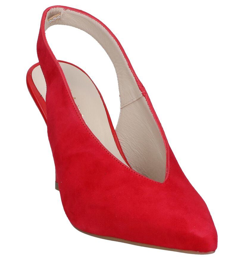 Marian Talons hauts en Rouge foncé en daim (249288)