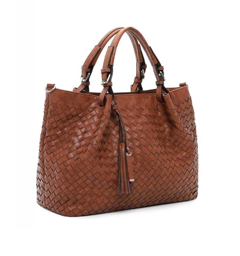 Emily & Noah Kristin Cognac Shopper voor dames (327436)