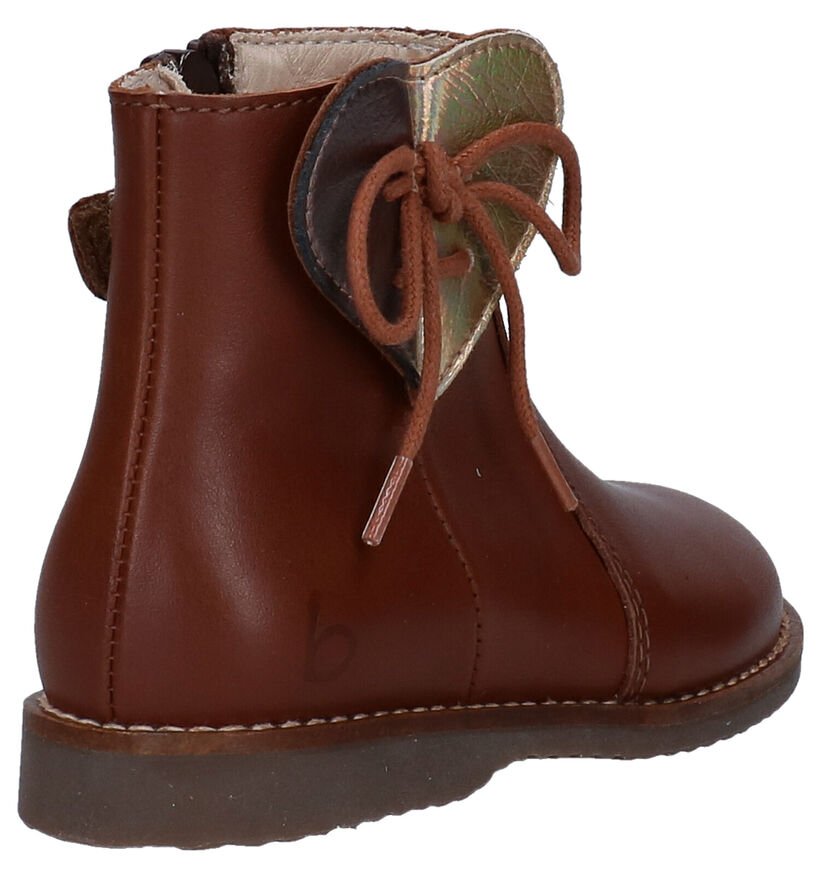 Beberlis Bottes courtes en Cognac pour filles (281112)