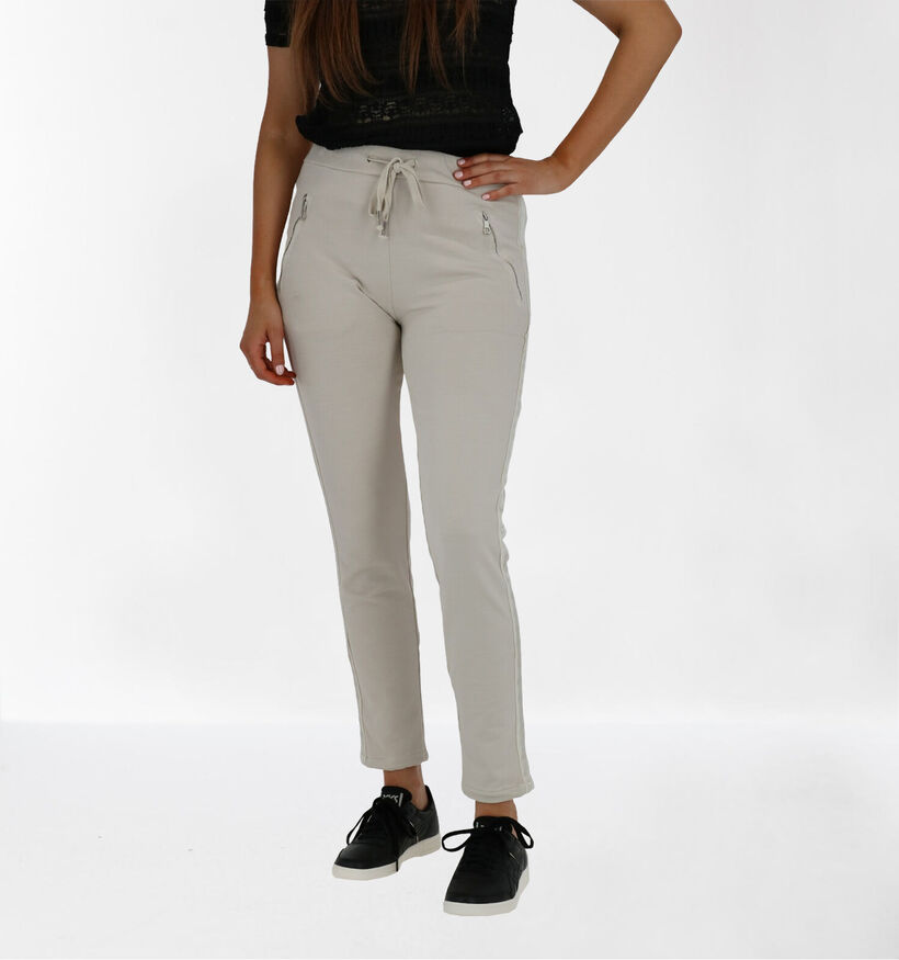 iSilk Pantalon style jogging en Beige (277160)