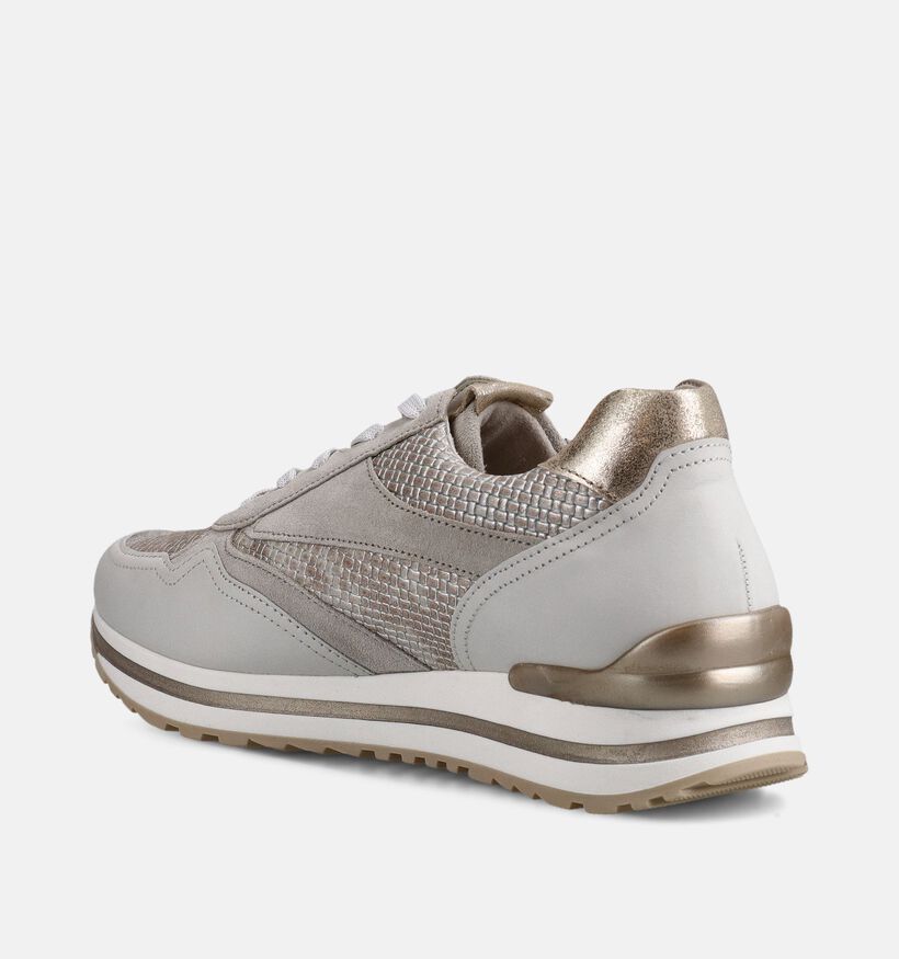 Gabor Beige Rits-Veterschoenen voor dames (368373) - geschikt voor steunzolen