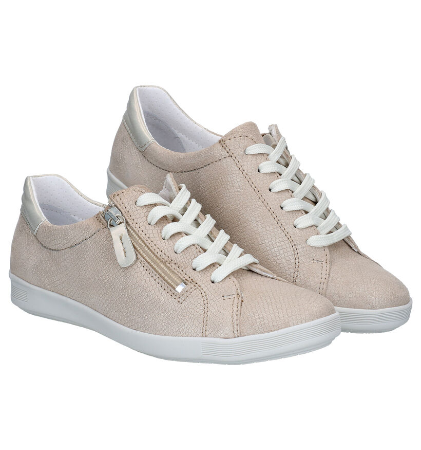 Mirel Sally Gouden Lage Schoenen in leer (285560)