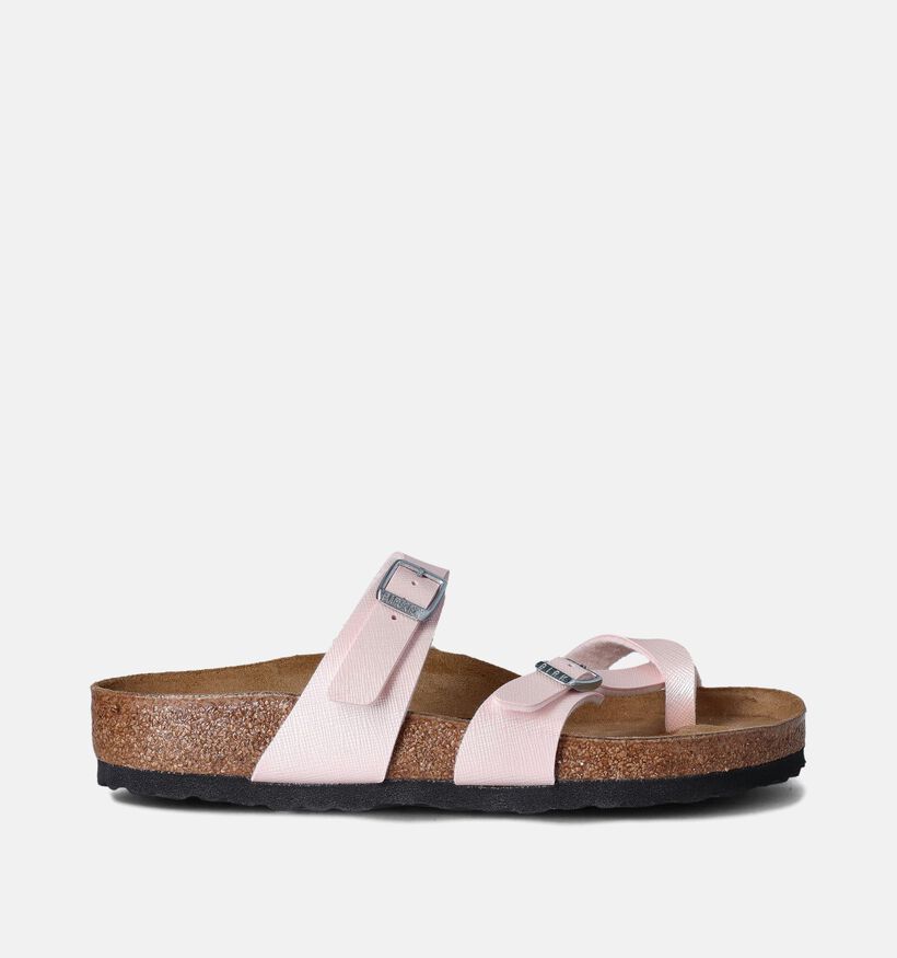 Birkenstock Mayari Embossed Roze Slippers voor dames (350851)