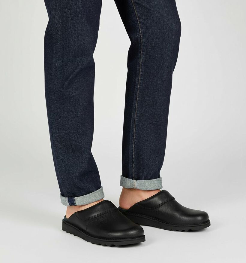 Truckers Choice Pantoufles ouvertes en Noir pour hommes (221305)