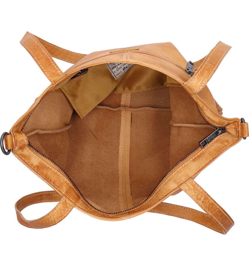 Bear Design Sac à bandoulière en Cognac pour femmes (334026)