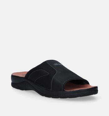 Fly Flot Slippers Zwart/Bruin