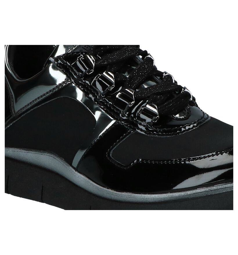 The Flexx Chaussures à lacets en Noir en simili cuir (223777)