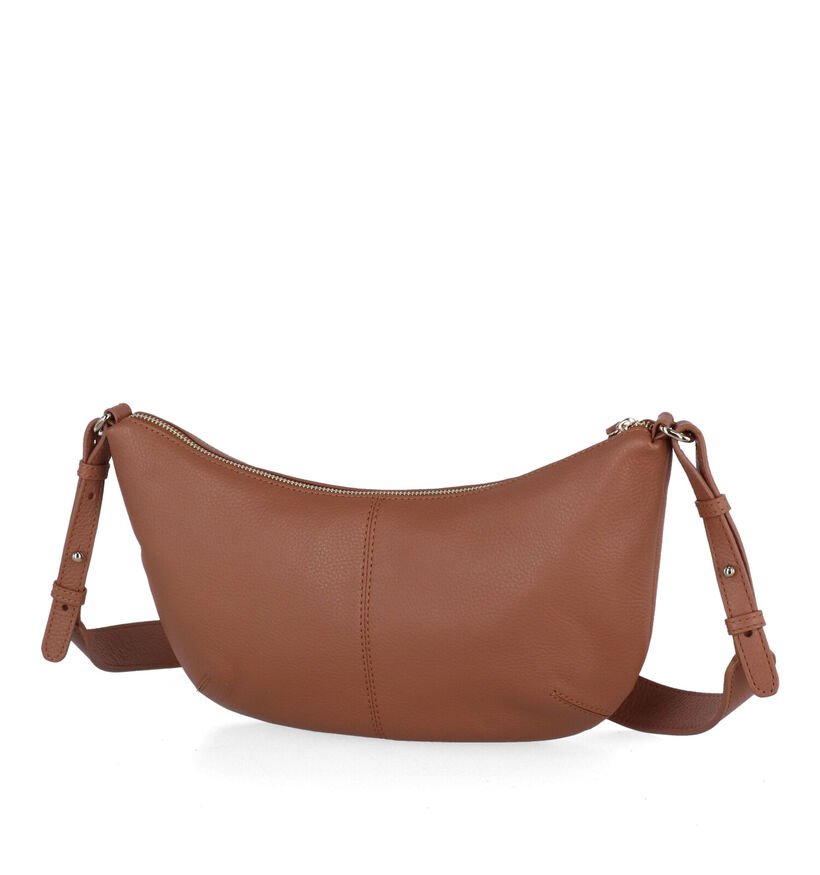 Crinkles Sac porté croisé en Cognac pour femmes (324983)