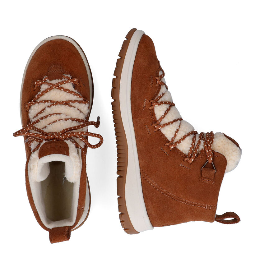 UGG Lakesider Heritage Mid Baskets Hautes Cognac en daim (294545)