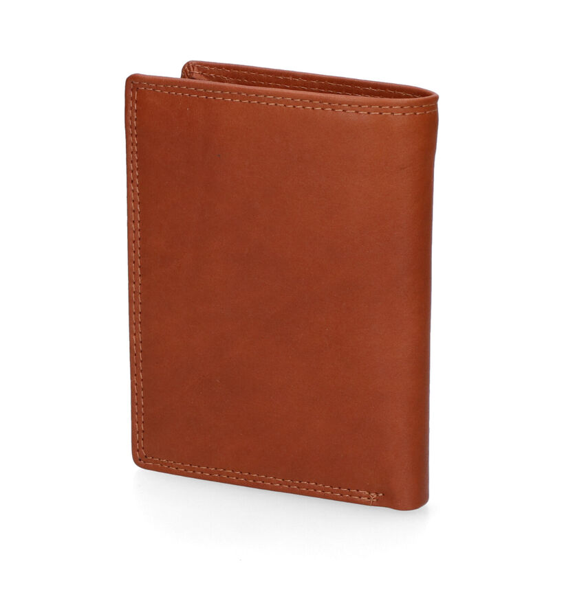 Euro-Leather Portefeuille en Cognac pour hommes (310404)